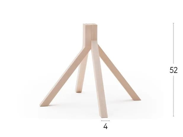 Круглый журнальный столик с каркасом из ореха или бука Billiani Grapevine ARCH-00117528 - Вид №5