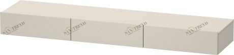 DS827309191 Полочка с ящиком DuraStyle #DS8273 1800 x 440 мм Серо-коричневый декор Duravit