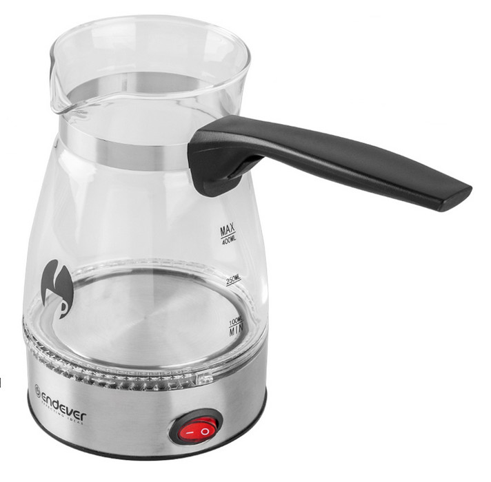 9081207 Электрическая турка Endever COSTA-1015 серебристый STDN-0053353 - Вид №1