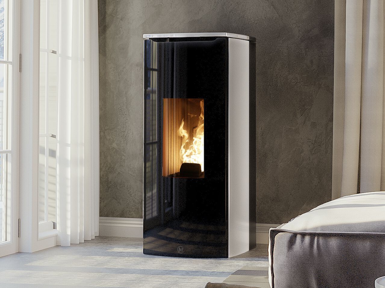 Пеллетная печь класса A+ Jolly Mec воздушные системы ARCH-00056226