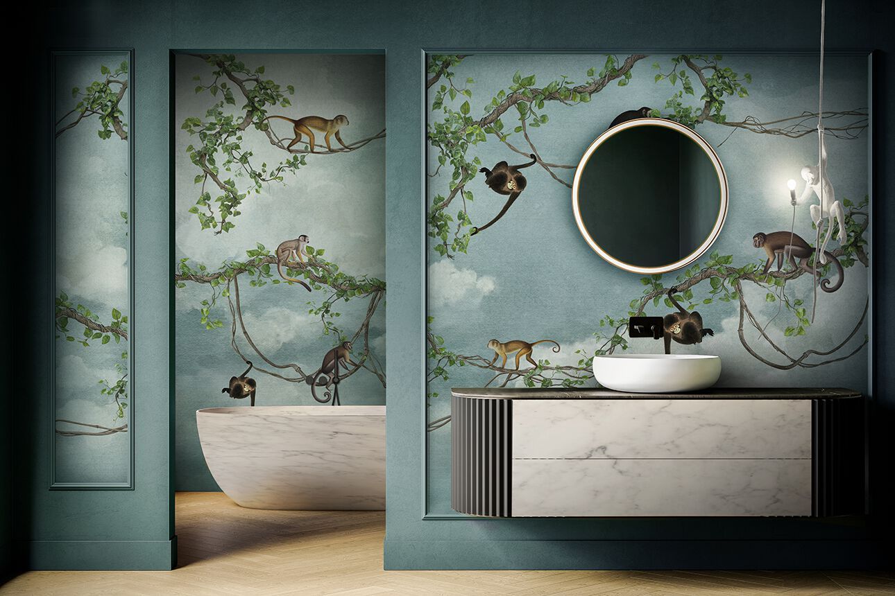 Животные обои N.O.W. Edizioni CONCRETE / JUNGLE IN THE CLOUDS ARCH-00110922 - Вид №2