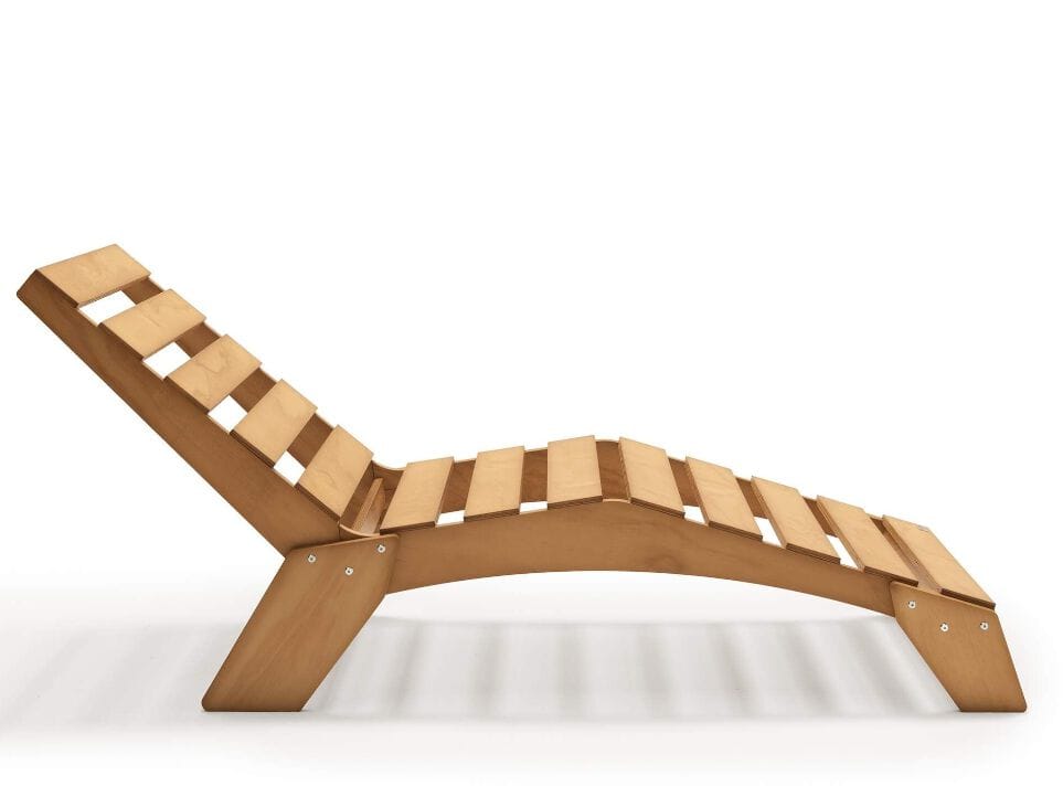 Садовая кровать с откидной спинкой из многослойного материала Mobili Fiver Елена ARCH-00094639