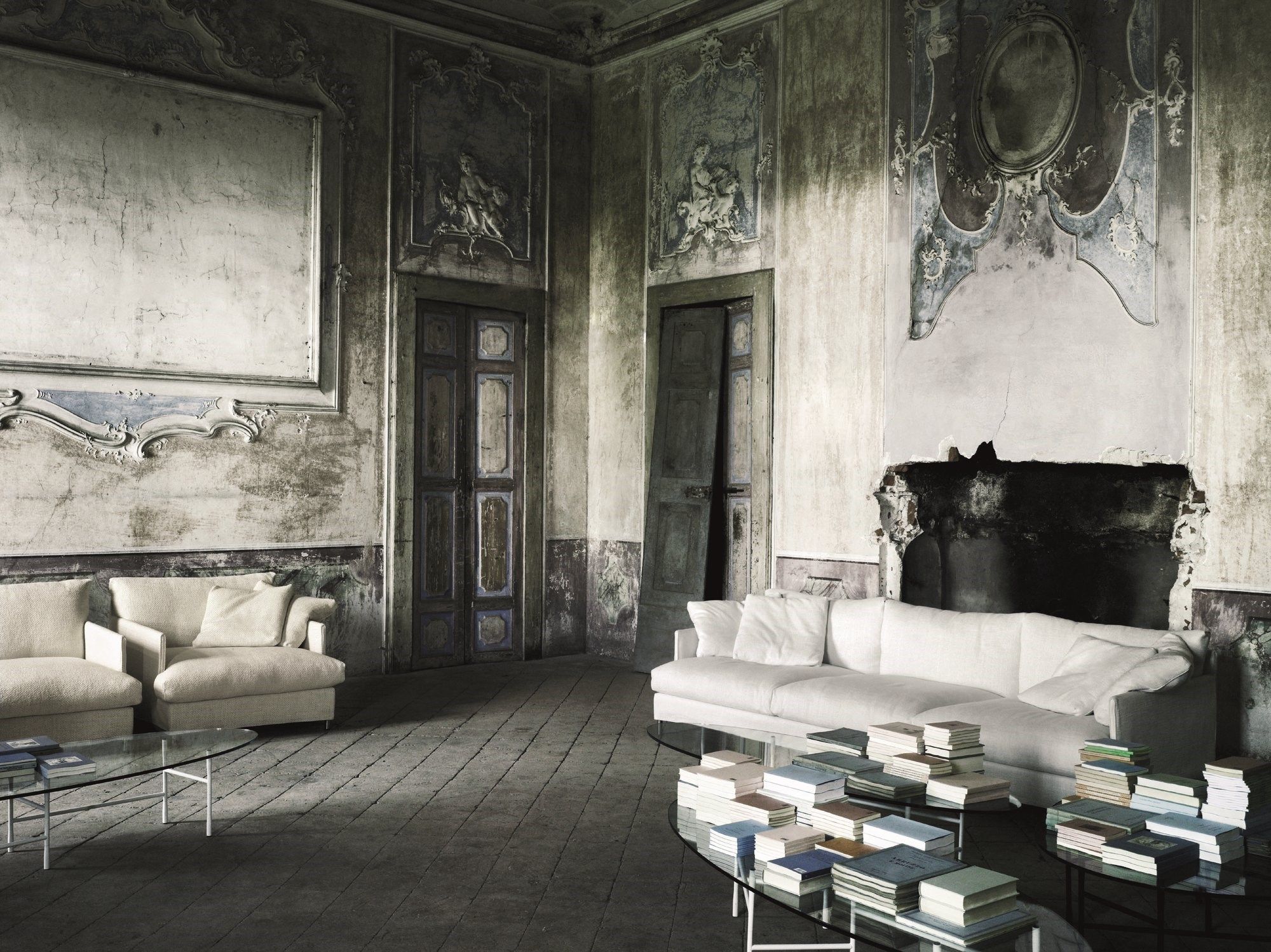 Тканевое кресло с подлокотниками Living Divani сорочка ARCH-00069815 - Вид №1