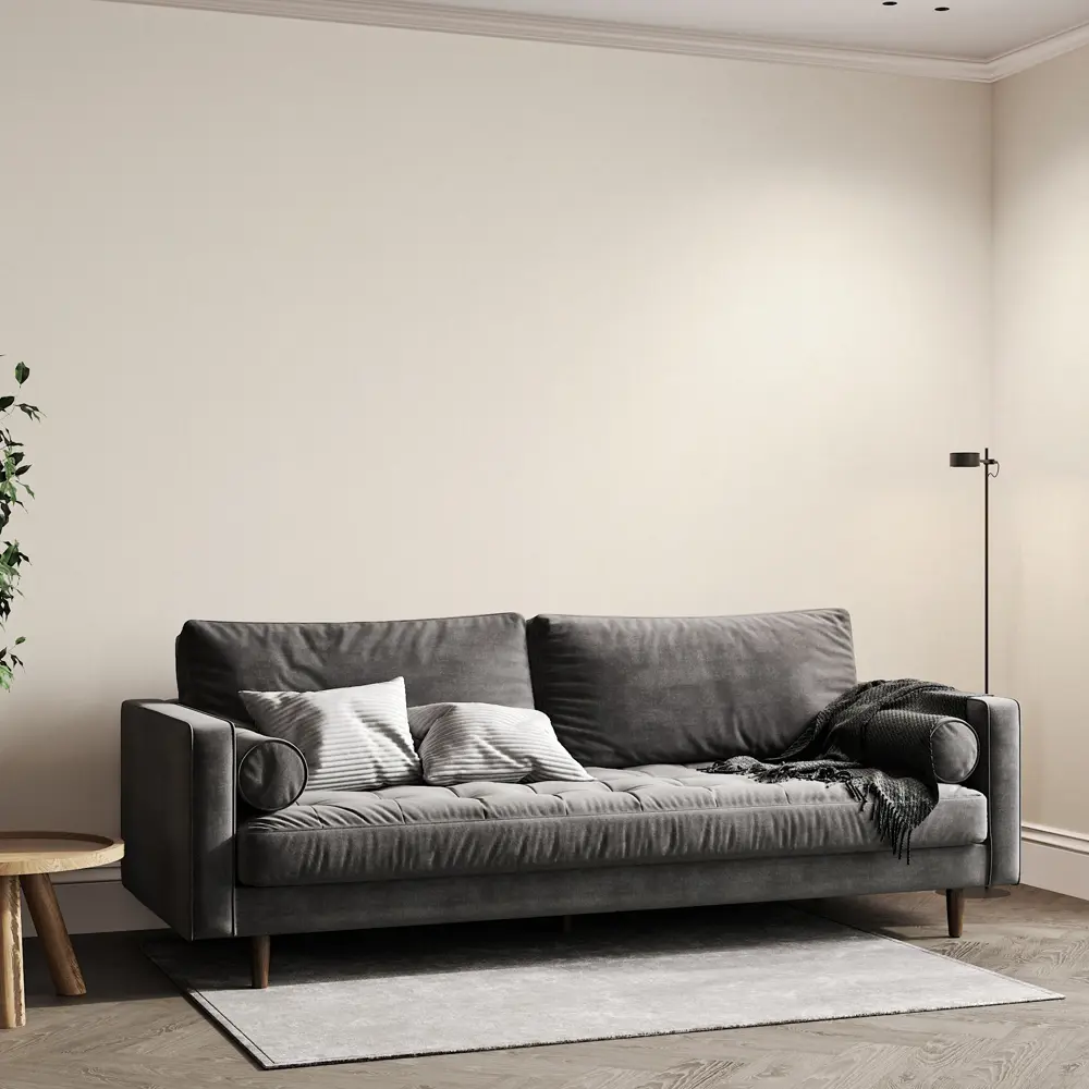 Флизелиновые обои Энигма бежевые с эффектом штукатурки 1.06 м 89439227 Santreyd STLM-1584924 - Вид №3