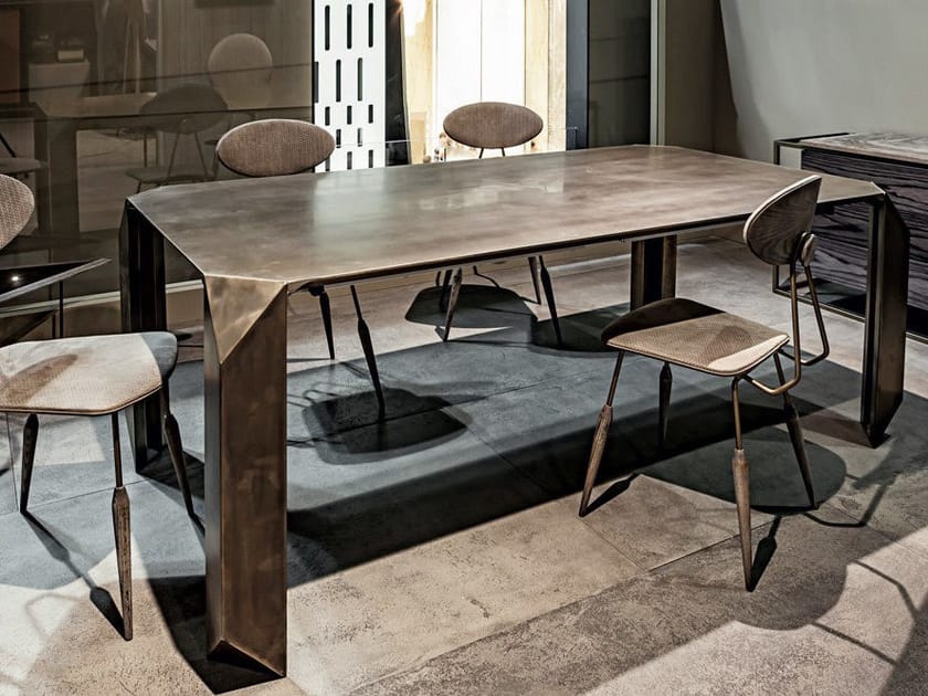 Металлический прямоугольный обеденный стол Shake ARCH-00122074