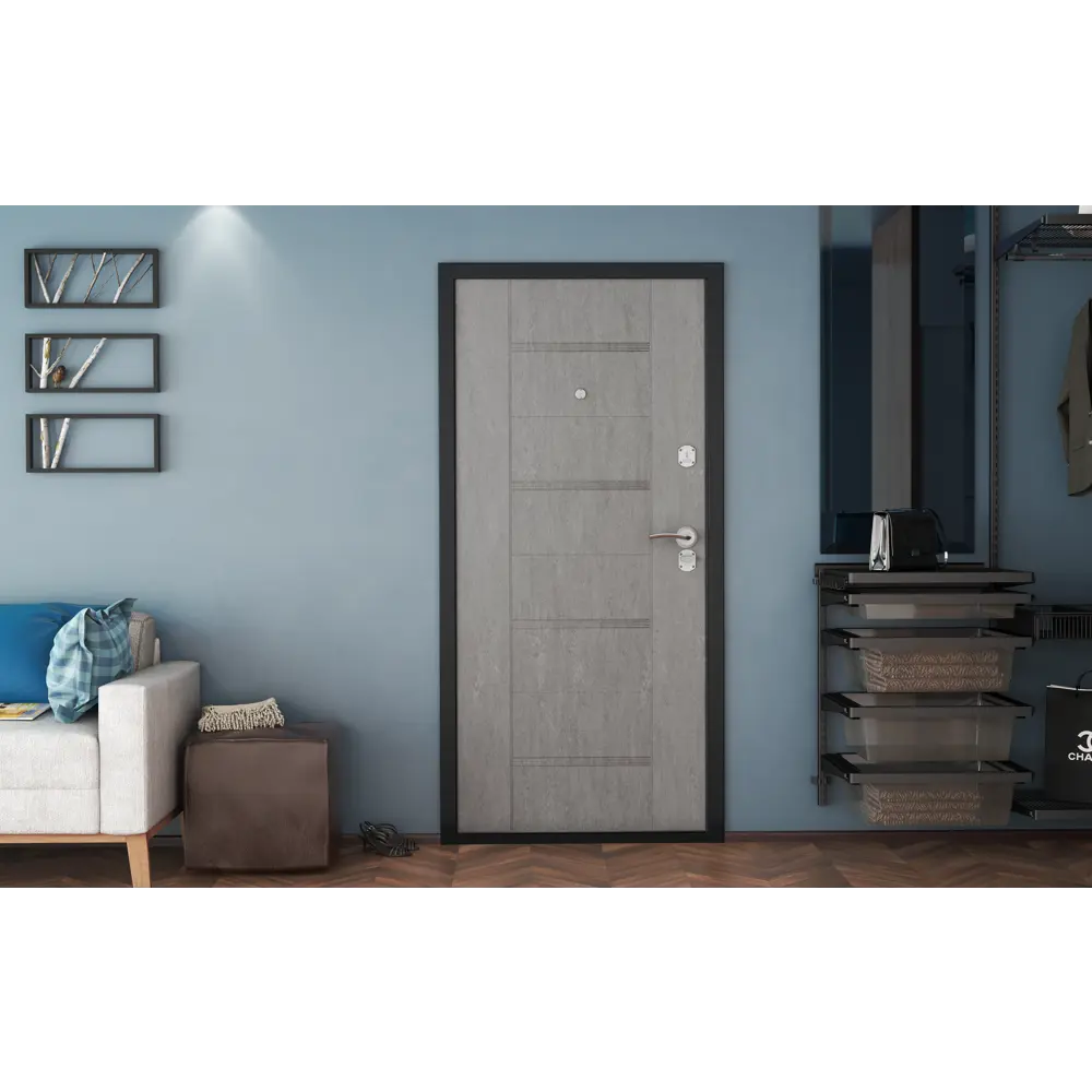 DOORHAN Оптим - металлическая входная дверь для квартир и домов 88946705 STLM-0902008 - Вид №7