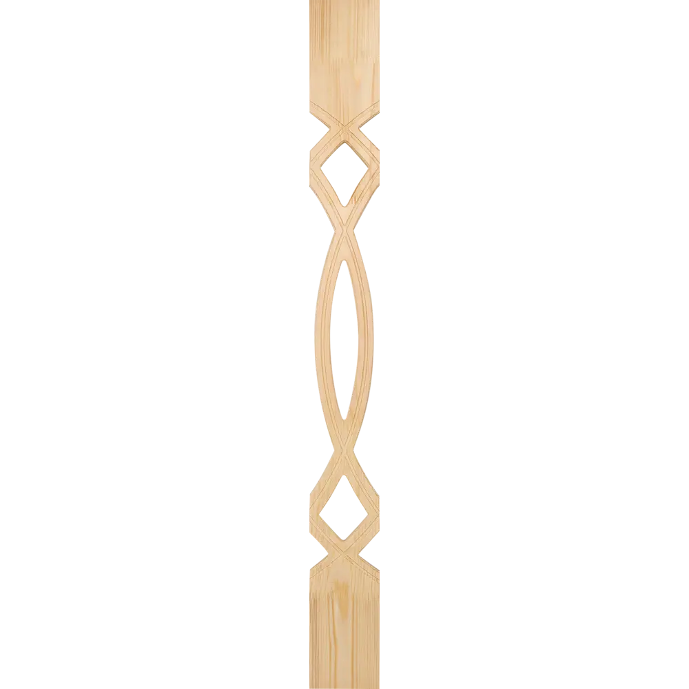 Балясина массив хвоя сорт АВ Симметрия 20х100х900 мм Santreyd STLM-2029500