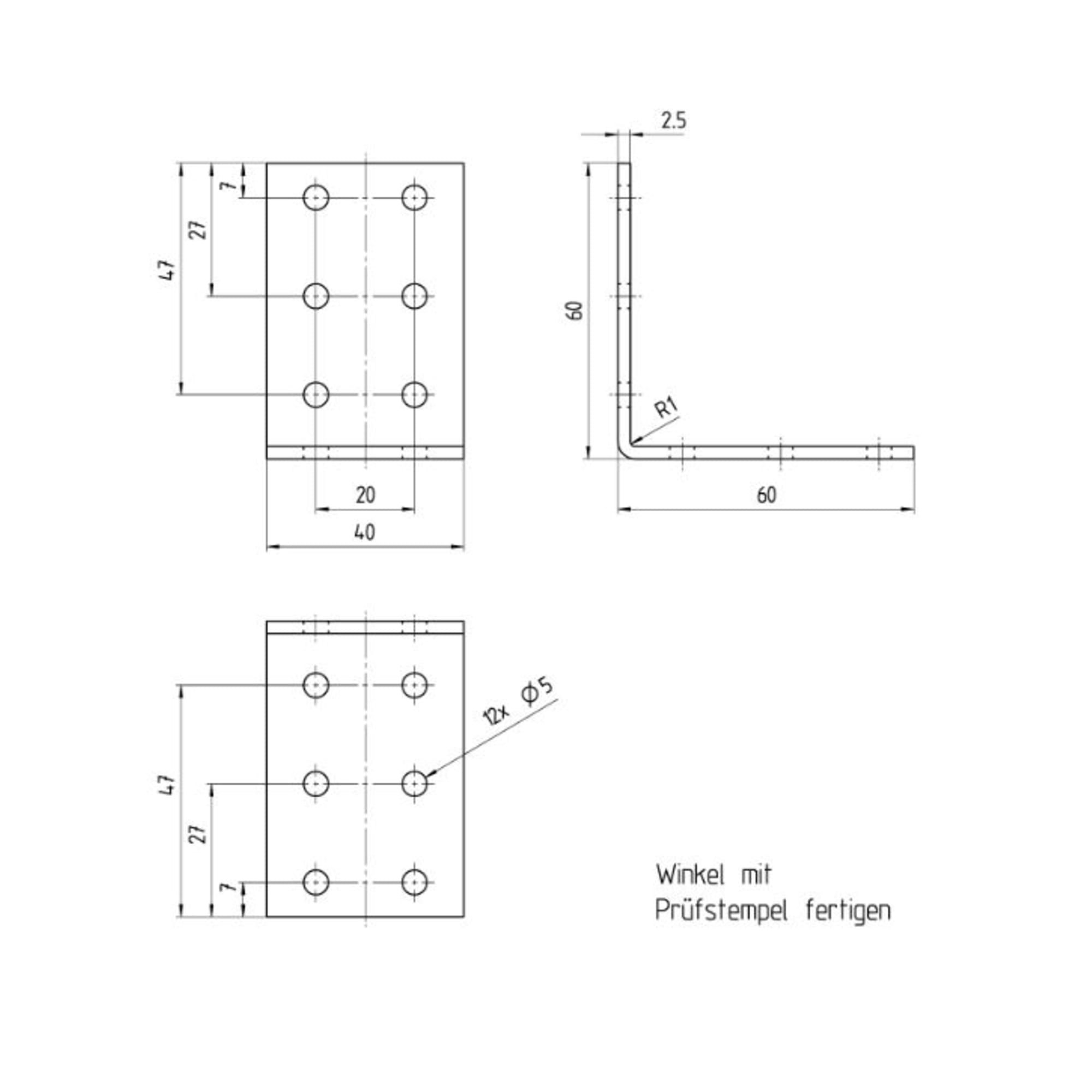 Уголок крепежный GAH ALBERTS для надежных соединений 40×60×60 мм 13619655 STLM-0003548 - Вид №6