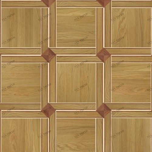 Художественный паркет Da Vinci Щитовой 26-341 Дуб (Гладкая) 500х500 мм 26010341