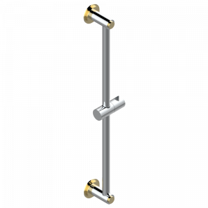G2J-258 Штанга для душа 60 cм Thg-paris Faubourg - белый фарфор - с рукоятками Хром/золото
