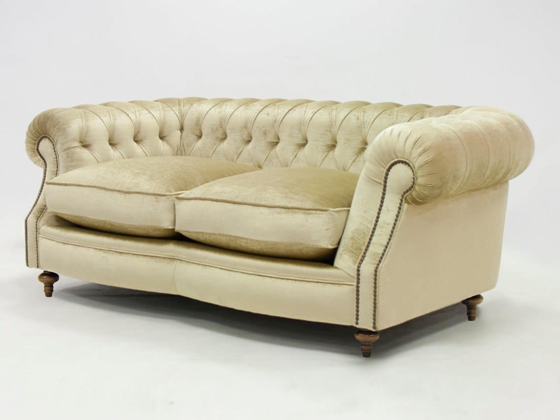 2-местный бархатный диван capitonné CREARTE COLLECTIONS Истоки Честерфилдского Биг-Бена ARCH-00135680 - Вид №1