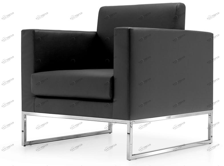 Quinti Sedute Кресло на санках из ткани с подлокотниками Vogue sun-id-1510654