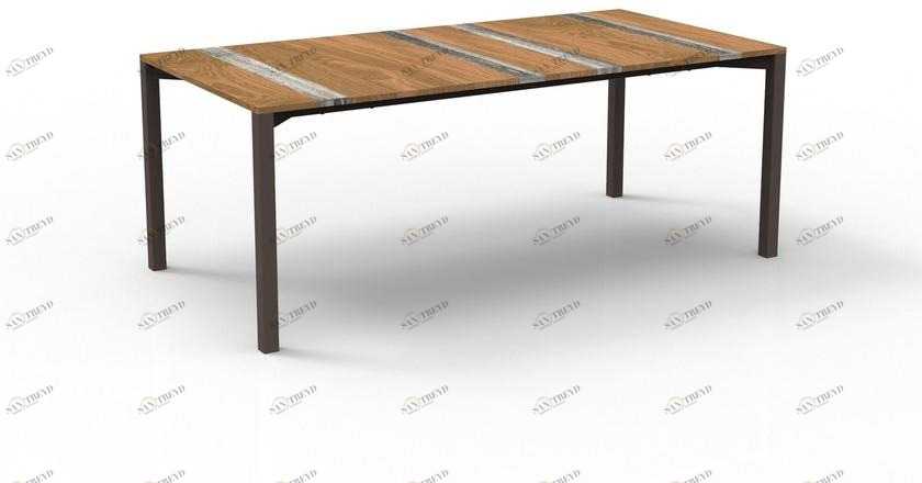 Talenti Прямоугольный деревянный садовый стол Casilda sun-id-1385481