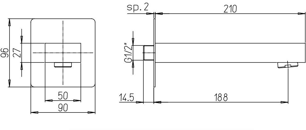 Paini Dax-R 84PZ430R излив  - Вид №3