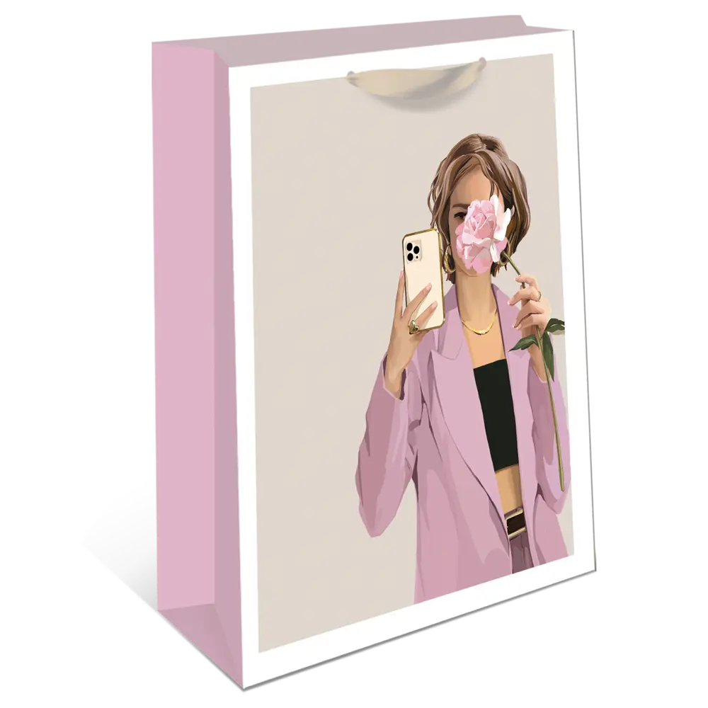 Подарочный пакет Арт и дизайн 26x32x12 см цвет разноцветный STLM-2164373 - Вид №9