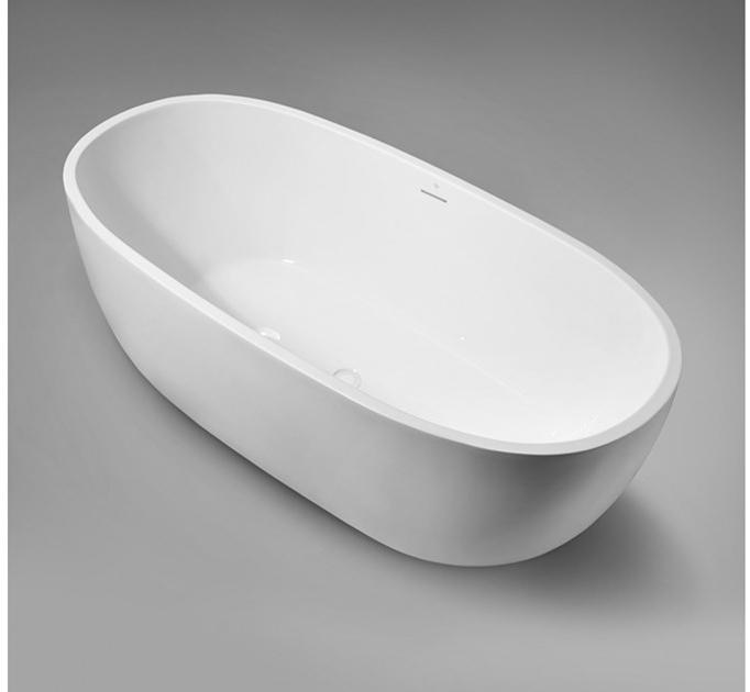 Blu Bathworks® Отдельностоящая овальная акриловая ванна Siena Bt8006b15 - Вид №1