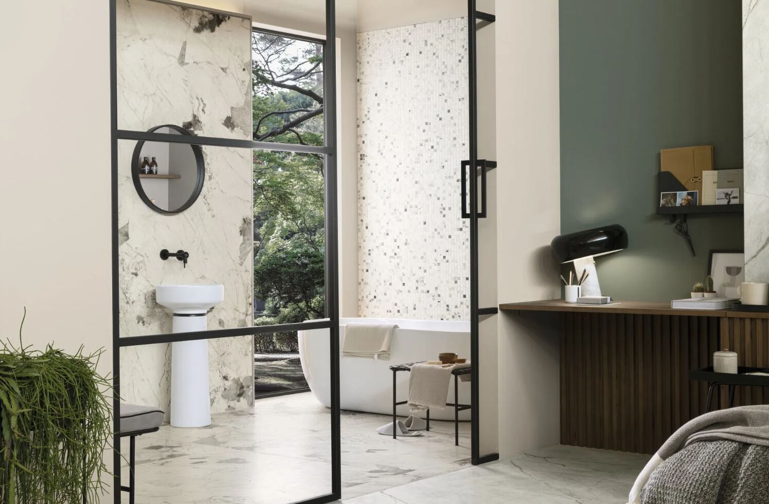 Пол / напольное покрытие из керамогранита с мраморным эффектом Imola THE ROOM ARCH-00073362 - Вид №24