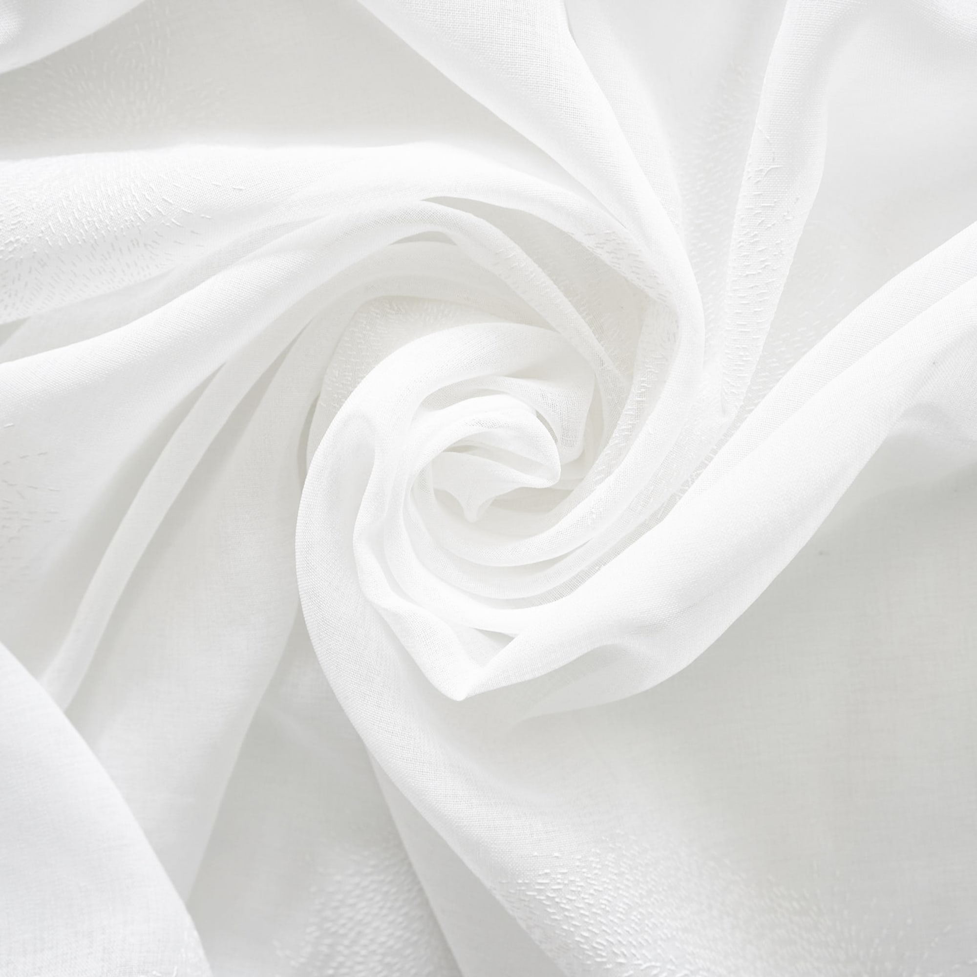 86116178 Штора на ленте для кухни "Перья" 140x180 см цвет белый Santreyd  - Вид №3