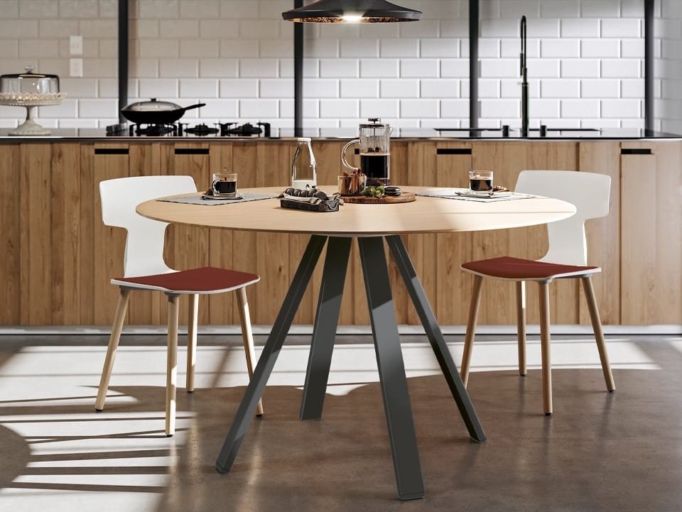 Круглый стол со спицами COLOS Vu ARCH-00036240 - Вид №1