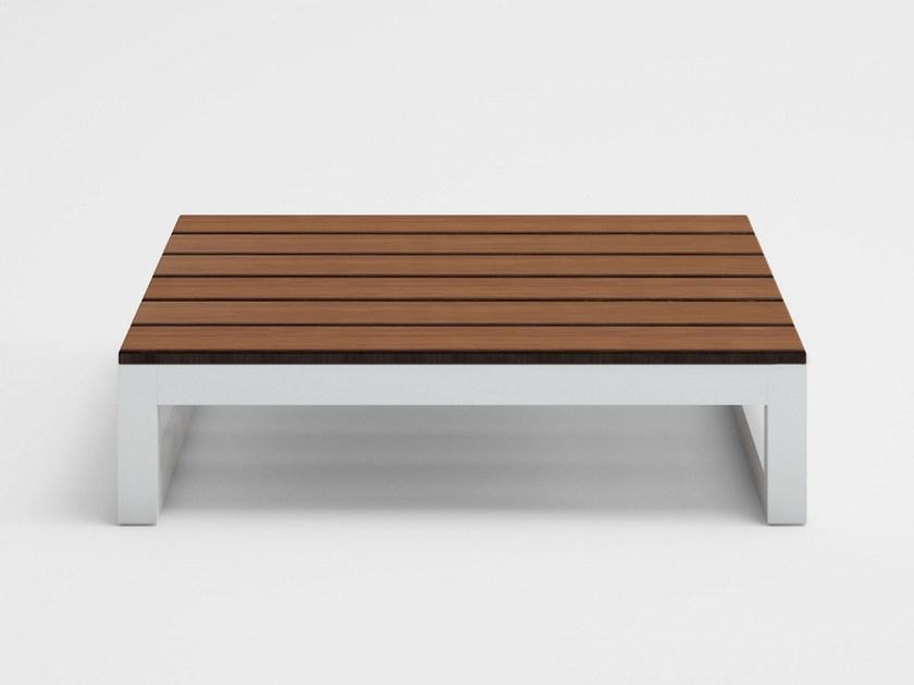 GANDIABLASCO Низкий саночный столик для сада из тика Saler teak sun-id-1410222 - Вид №1