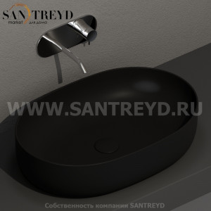 534331 Накладная раковина на столешницу  овальная Kerasan Nolita