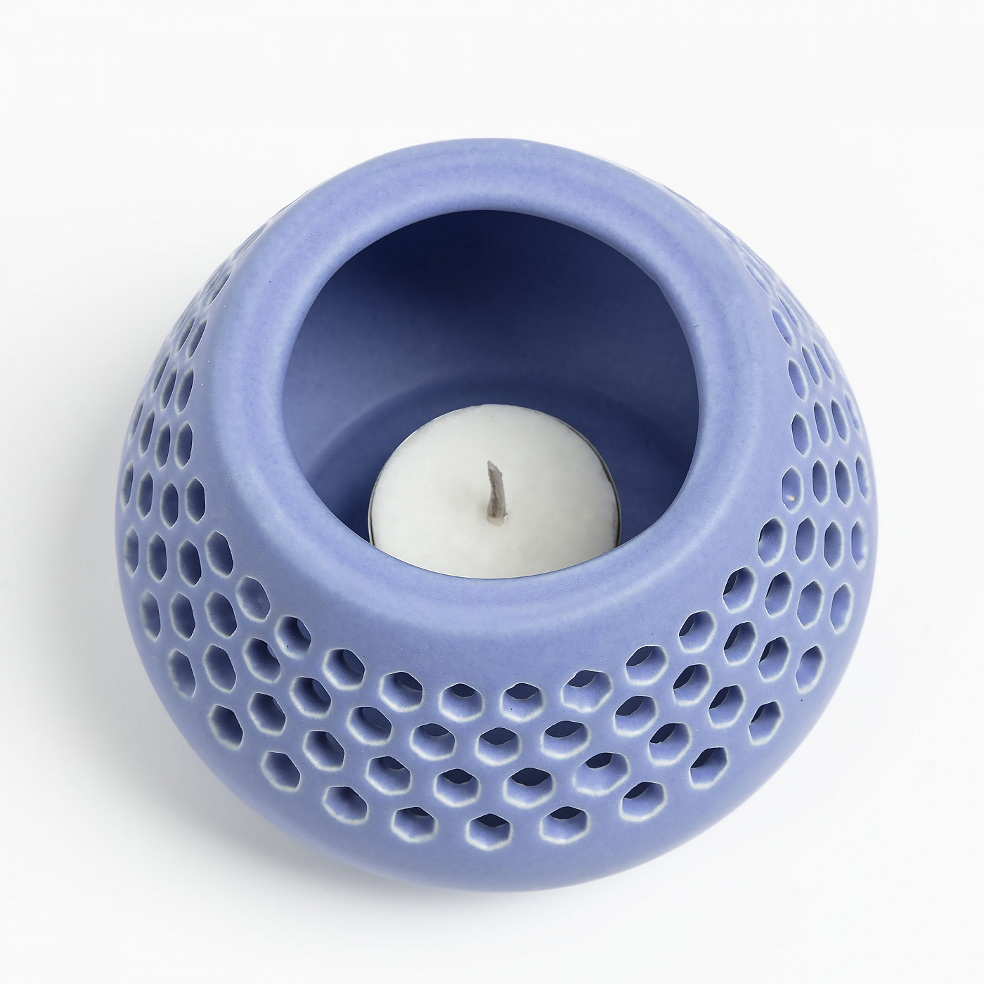 065149 Подсвечник Lonnie синий La Forma Lidia 