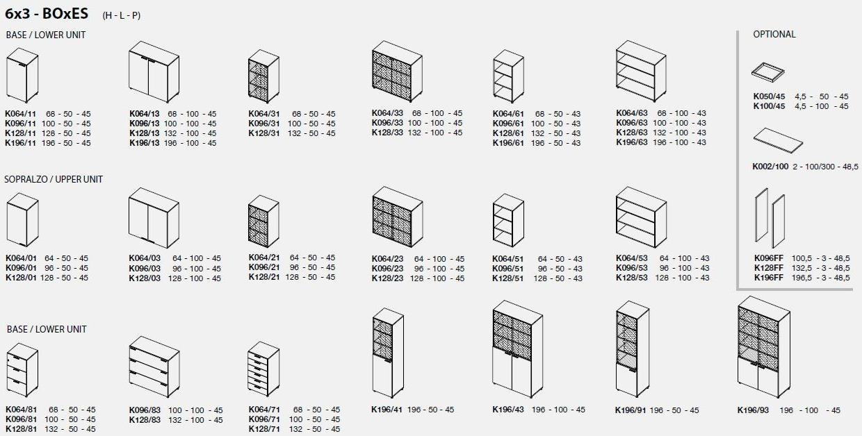 Ultom Высокий офисный шкаф с распашными дверцами Boxes sun-id-1494782 - Вид №2