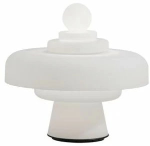 FontanaArte Настольная лампа из дутого стекла Re e regina F443710100biwl