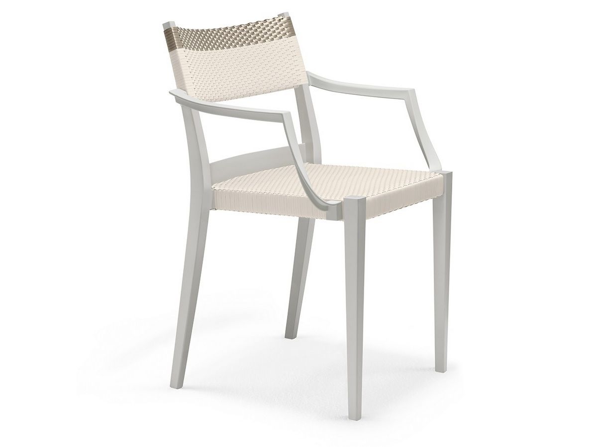 Штабелируемый садовый стул из полипропилена с подлокотниками DEDON PLAY ARCH-00011729