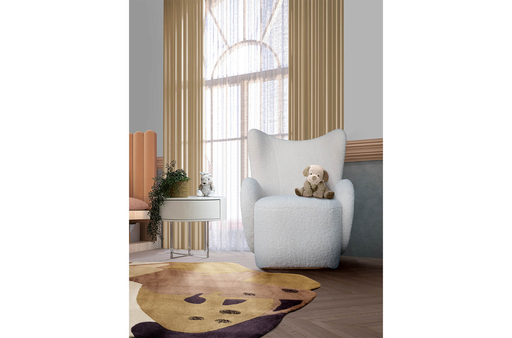 CIST593 Прикроватные тумбочки детские Облако Circu  - Вид №34