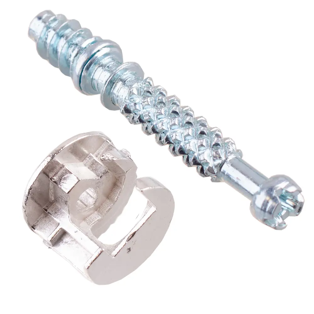 Набор эксцентриковых стяжек 16×34 мм сталь серебристый 4 шт. 89442773 Santreyd STLM-1584209 - Вид №1