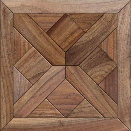 Модульный паркет Da Vinci Инженерный модульный паркет из ореха Лоссанж Орех Европейский (Грецкий) Натур (Гладкая) 458х458 мм 2600600092