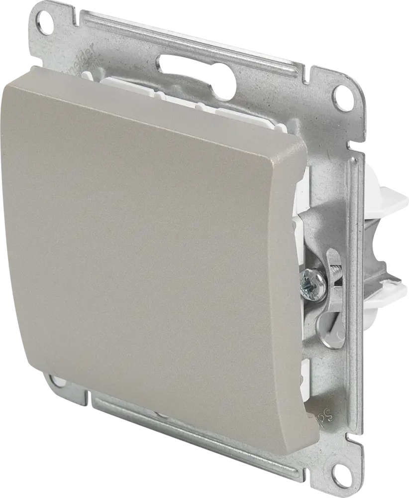Schneider Electric Glossa — встраиваемый выключатель с одной клавишей 84730738