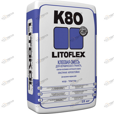 Клей для плитки Litokol Litoflex K80 25кг 367