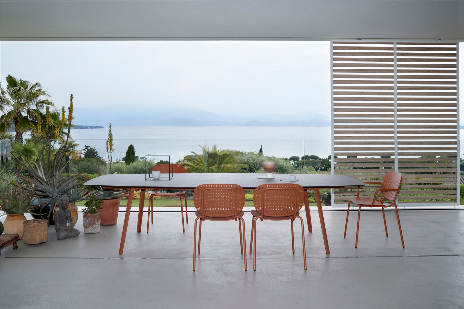 Шестигранный стол из литого алюминия и HPL S-CAB Squid ARCH-00086161 - Вид №4