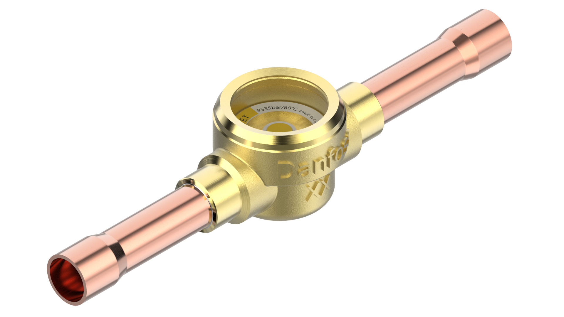 Danfoss SGN — Смотровые стекла с индикатором влажности SGN 10s Смотровое стекло 014-0190  - Вид №9