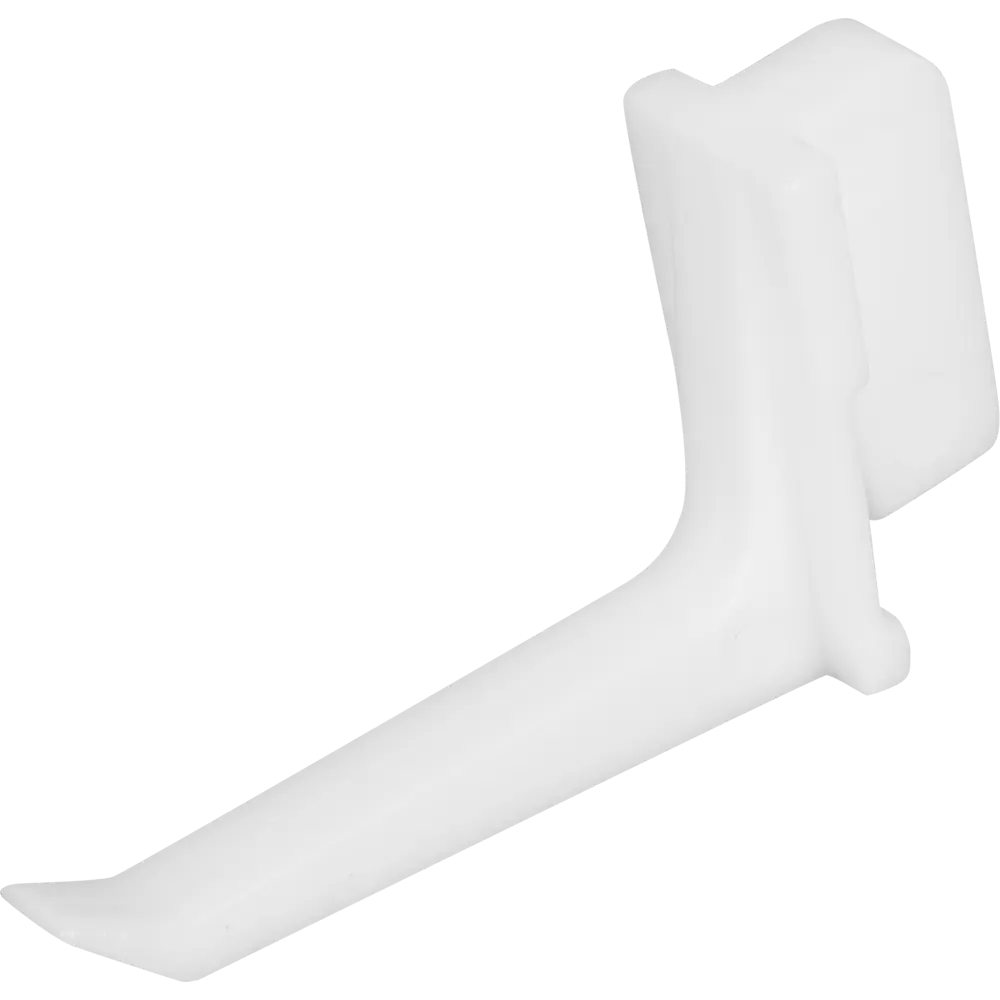 Крюк на перфопанель Spaceo 4 см пластик цвет белый 10 шт STLM-2086578