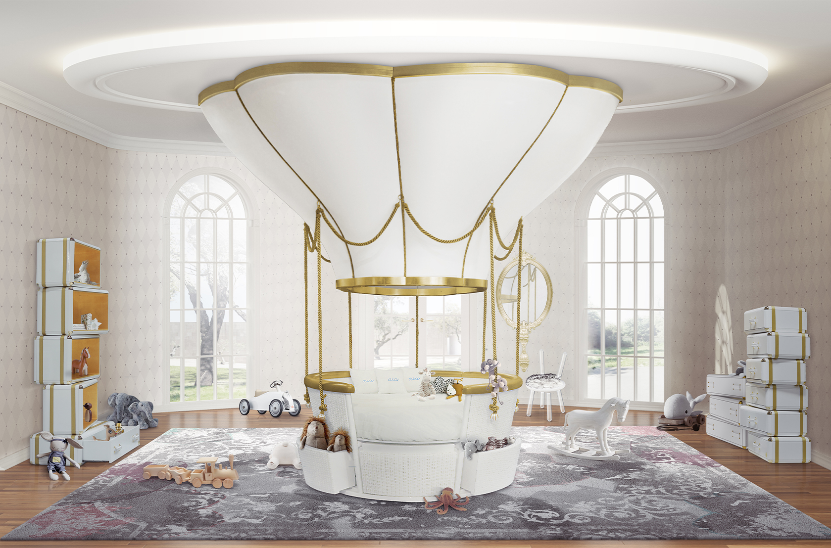 CIST819 Книжный шкаф в детскую Фэнтези Эйр Circu  - Вид №8