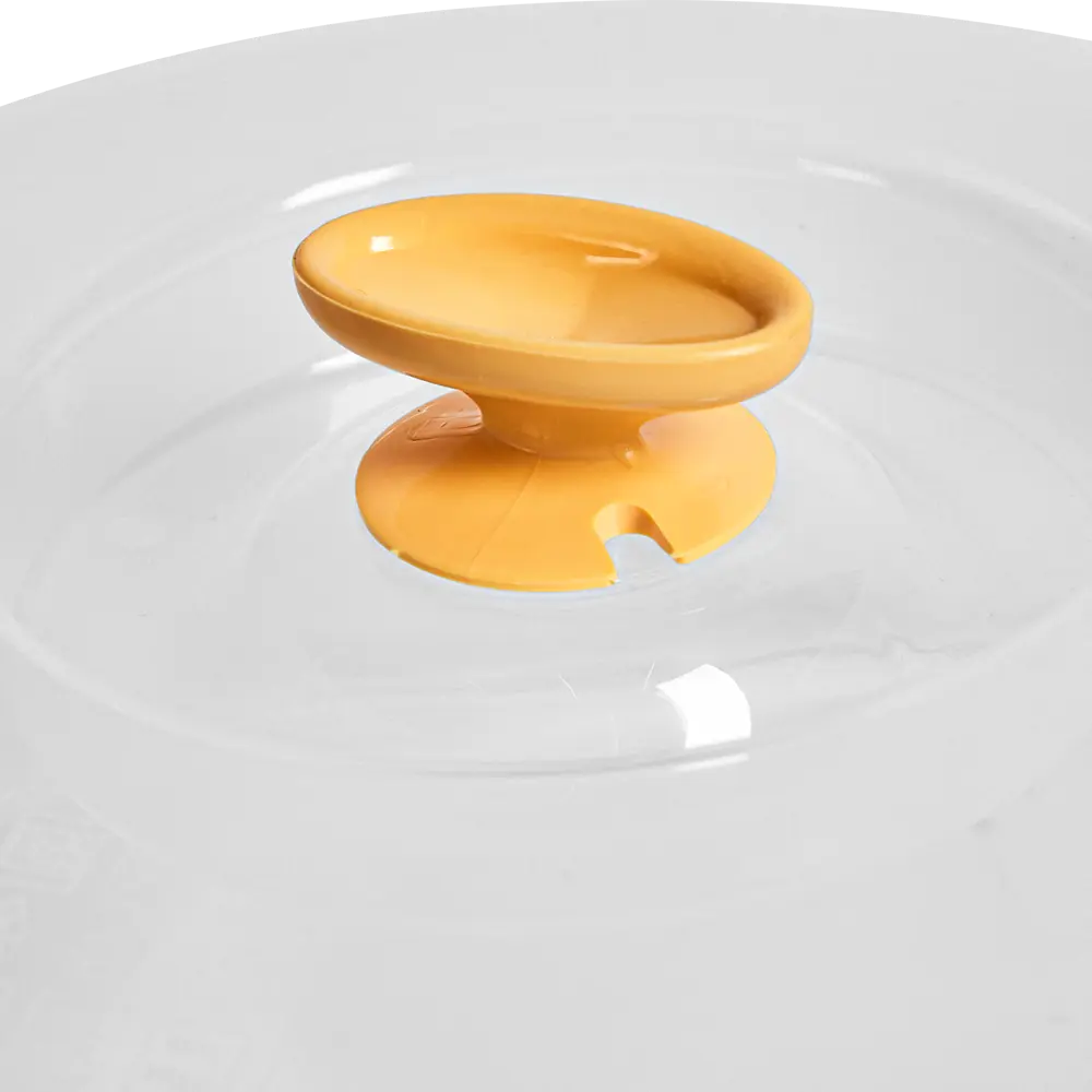 89356319 Крышка для СВЧ 27x27 см пластик цвет прозрачный STLM-0868686 Santreyd  - Вид №5