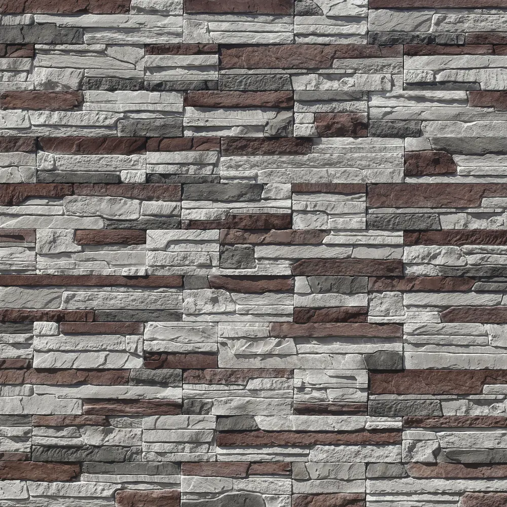 Камень искусственный White Hills Хайлэнд серо-коричневый 0.43 м² STLM-2053873