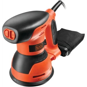 Эксцентриковая шлифмашина сетевая Black&Decker KA198-QS, 260 Вт, 125 мм