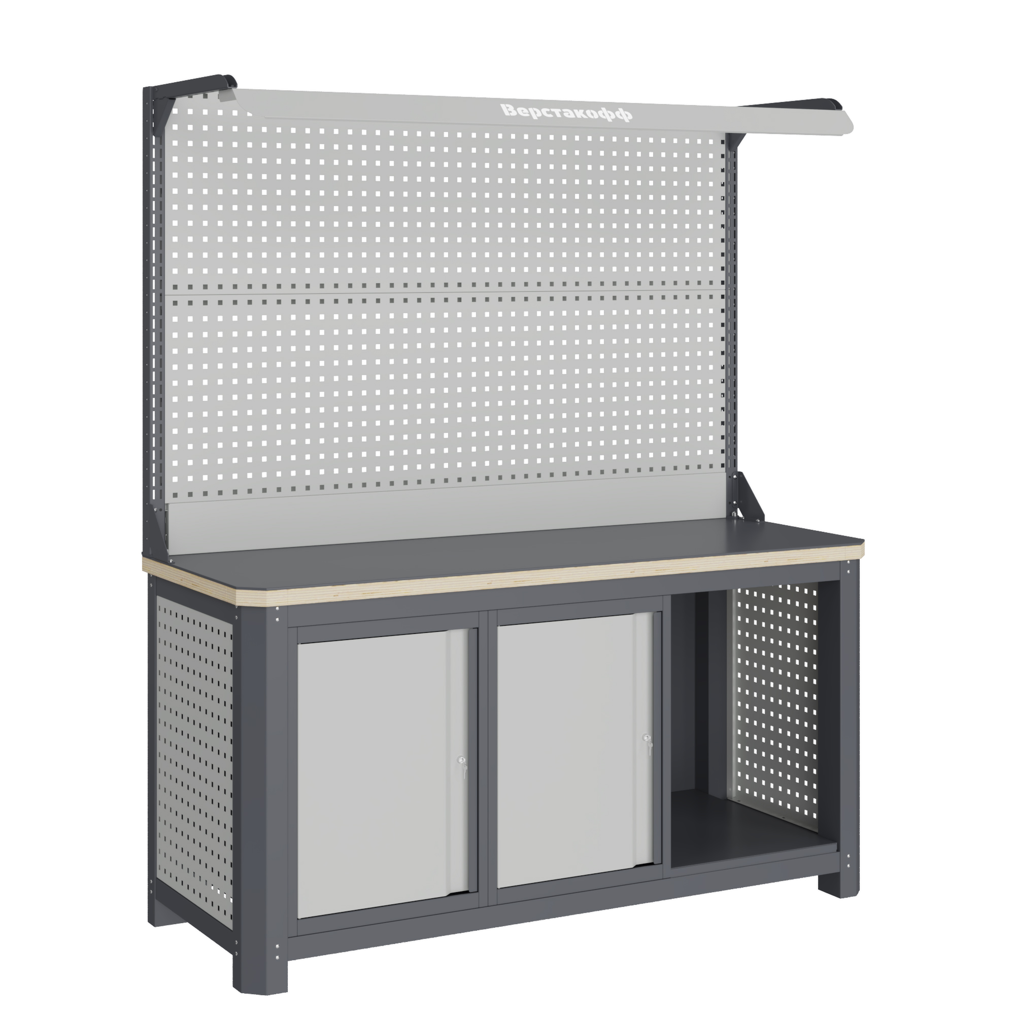 Верстак слесарный MCN 1552.S77.1-2F Верстакофф 111234