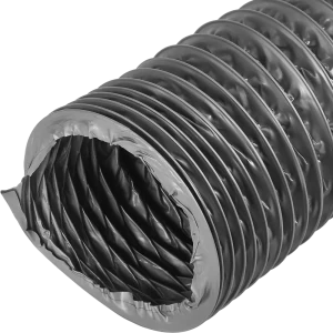 Воздухоотвод гибкий Era D100 мм ПВХ цвет серый