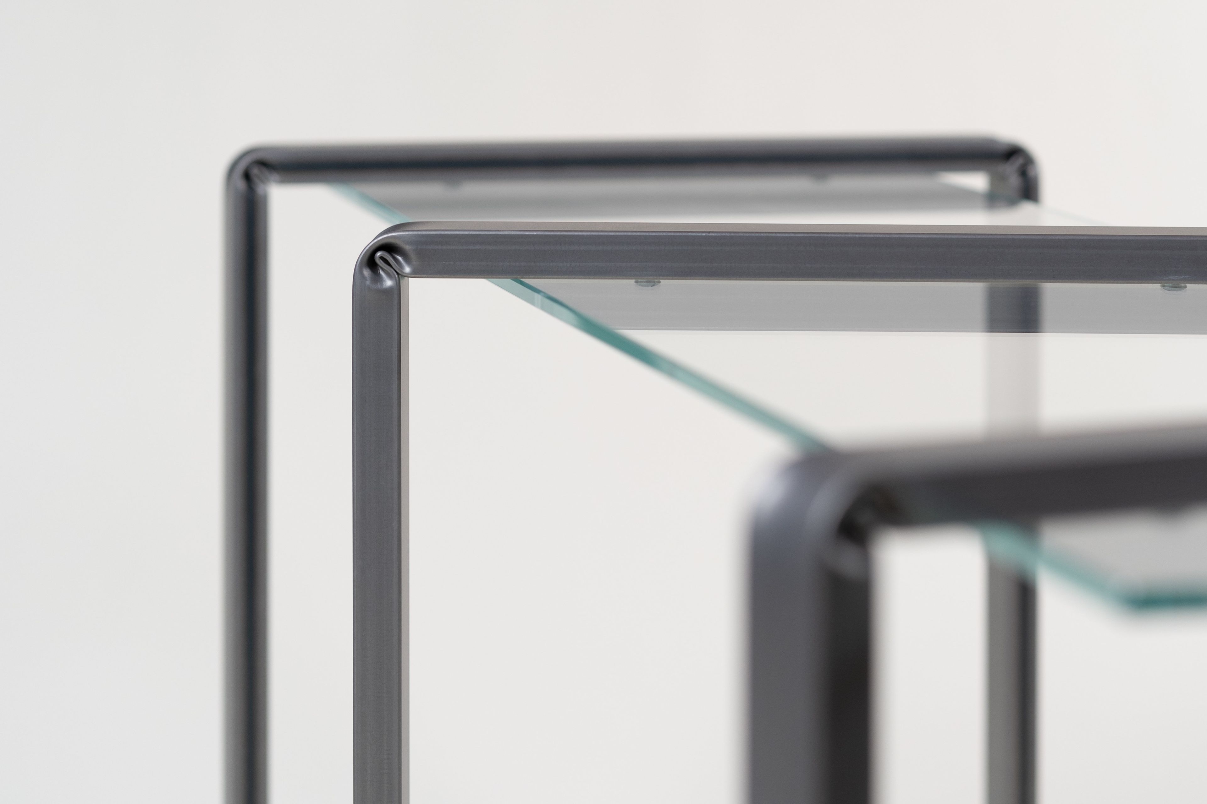 Прямоугольная консоль из стекла и металла Situér LG-22 ARCH-00103352 - Вид №1