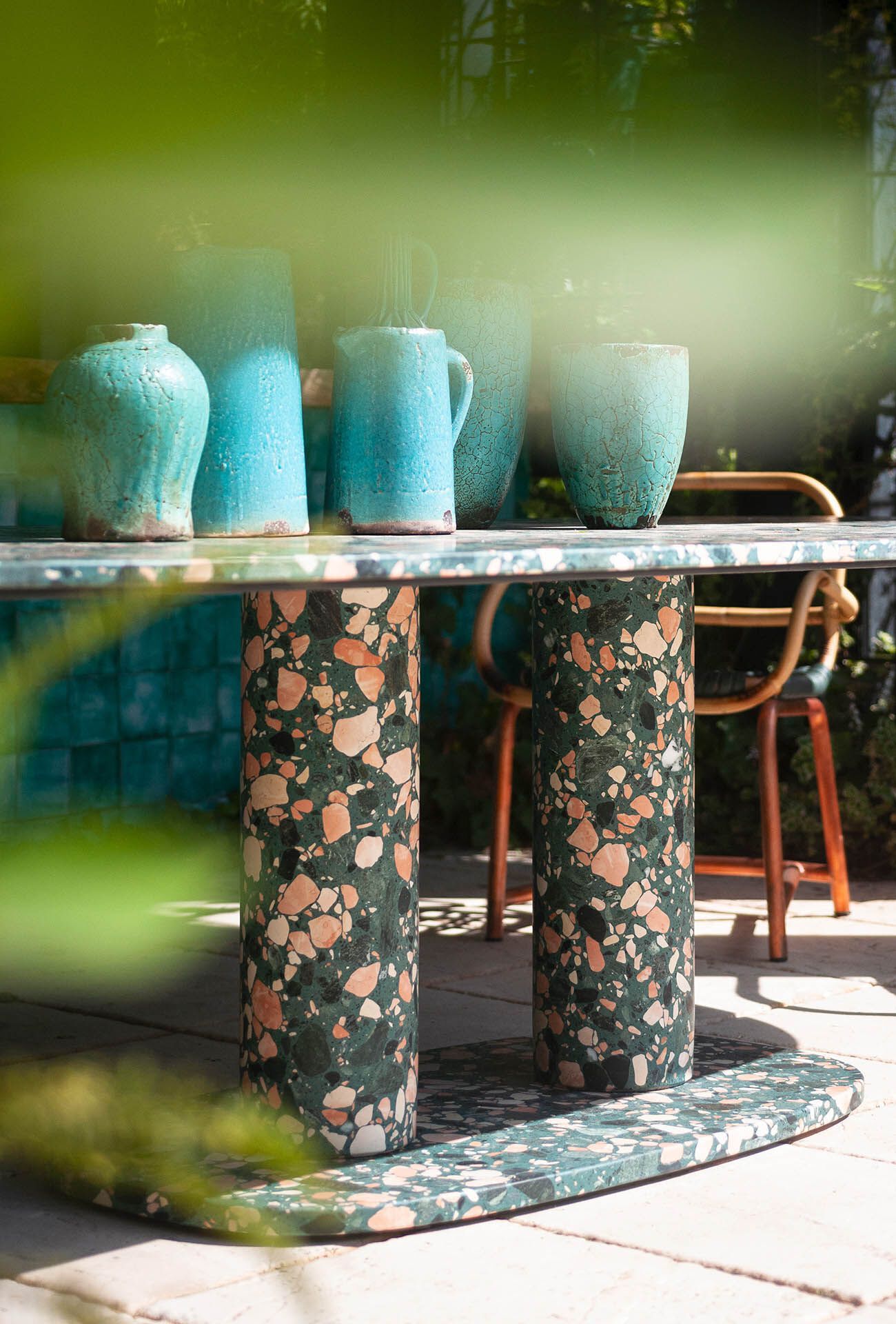 Мраморный садовый стол Baxter Matera ARCH-00097845 - Вид №5