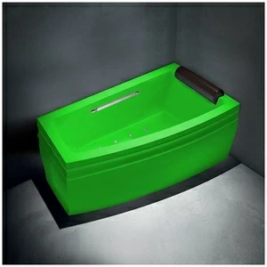 Ванна с аэромассажем зелёная Gruppo treesse Blanque 1690 DXSTAV166CZE