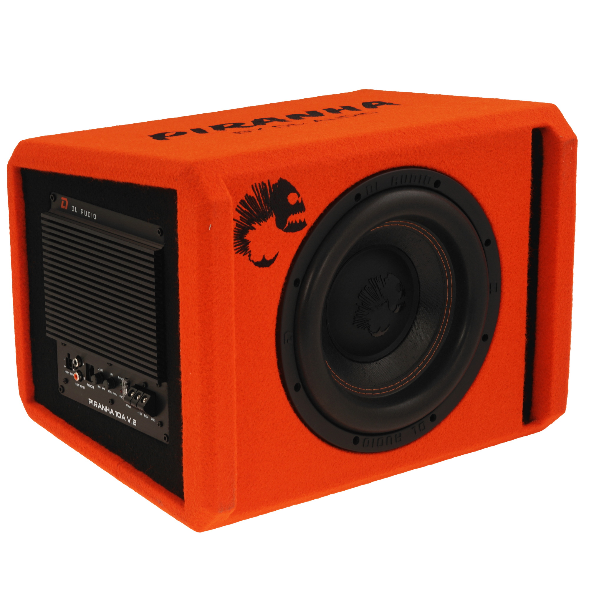 9285798 Автосабвуфер активный DL Audio Piranha 10A V.2 Orange STDN-0016726