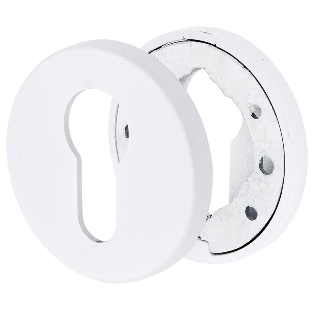 Накладка на замочную скважину Palladium Z 110 ET WP ø54 мм цвет белый 2 шт STLM-2162763