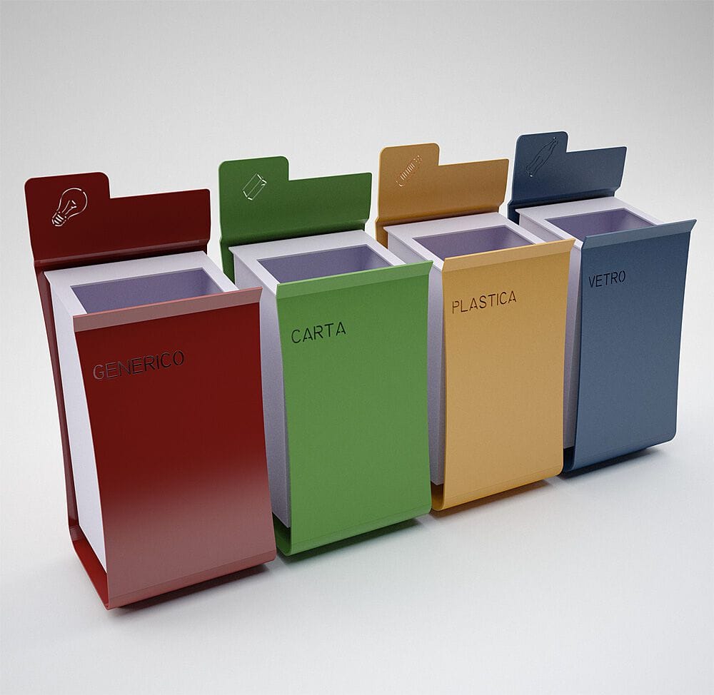 Стальные стойки для мусора на открытом воздухе CITYSì FOLDER ARCH-00146794 - Вид №1