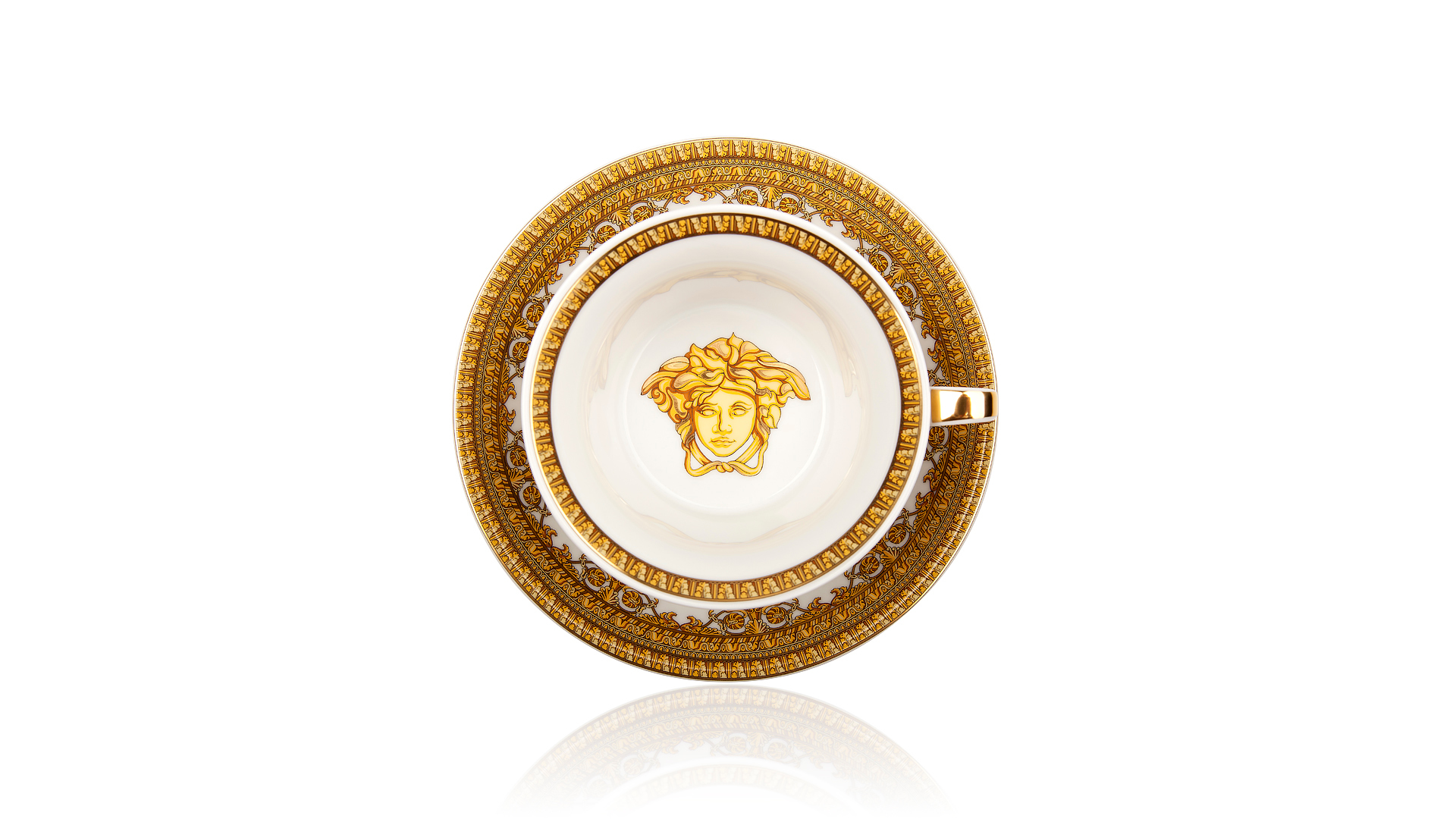 10607355 Rosenthal Versace Набор чашек чайных с блюдцами Моя любовь-барокко 220мл, фарфор, 6шт Фарфор  - Вид №3